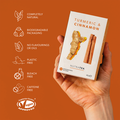 Image 3 for Turmeric & Cinnamon Herbal Tea - 20 Tea Bags