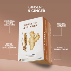 Image 2 for Ginseng & Ginger Herbal Tea - 20 Tea Bags