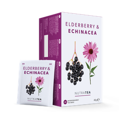 Image 1 for Elderberry & Echinacea Herbal Tea - 20 Tea Bags