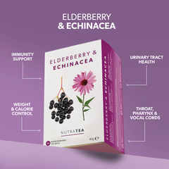 Image 2 for Elderberry & Echinacea Herbal Tea - 20 Tea Bags