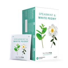 Image 1 for Spearmint & White Peony Herbal Tea - 20 Tea Bags