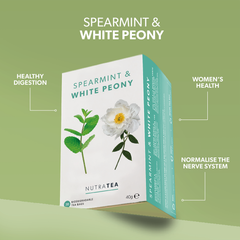 Image 2 for Spearmint & White Peony Herbal Tea - 20 Tea Bags