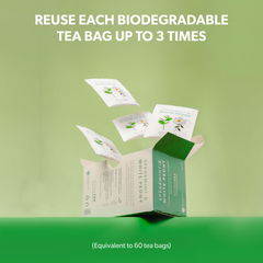 Image 5 for Spearmint & White Peony Herbal Tea - 20 Tea Bags
