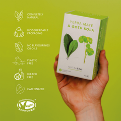 Image 3 for Yerba Mate & Gotu Kola Herbal Tea - 20 Tea Bags