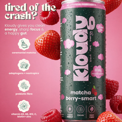 Image 3 for Berry Smart Functional Matcha Energy Drink 250ml x 12