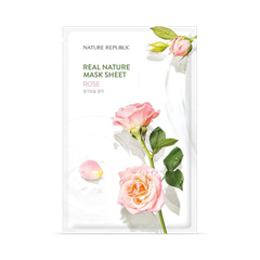 Image 1 for Real Nature Sheet Mask  - Rose - 1 pc