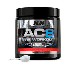 Image 1 for AC8 Pre Workout Powder – Up to 6,660mg Actives Per Serving – With Creatine and Caffeine – Preworkout Supplement Drink 360g