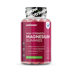 Image 1 for High Strength Magnesium Gummies – 300mg from 2900mg Mag Citrate, 60 Gummies