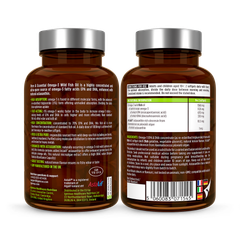 Image 2 for rTG Omega-3 Wild Fish Oil with Astaxanthin, 1000mg EPA & DHA, IFOS Certified, 180 Softgels
