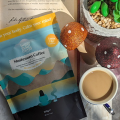 Image 3 for Mushroom Coffee with Lion's Mane, Chaga, Ashwaganda - Instant Coffee Powder Blend 100g