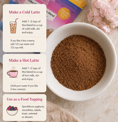 Image 4 for Japanese Tea - Authentic Kinako Latte Blend - Black Soybean Indulgent Powder Blend 100g