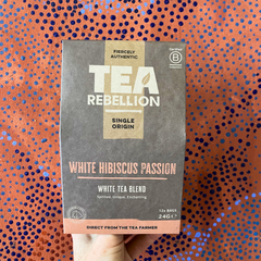 Image 4 for Low Caffeine White Tea Blend White Hibiscus Passion Peach 12  Biodegradable Pyramid Bags