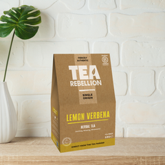 Image 2 for Caffeine free last tea of the Day Lemon Verbena 12 Biodegradable Pyramid Bags