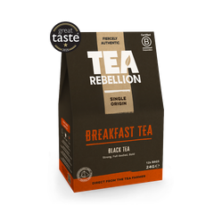 Image 1 for Breakfast Tea for the Strong Black Tea Lover 12 Biodegradable Pyramid Bags