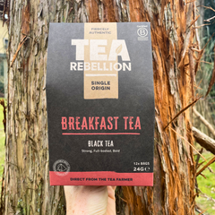 Image 4 for Breakfast Tea for the Strong Black Tea Lover 12 Biodegradable Pyramid Bags