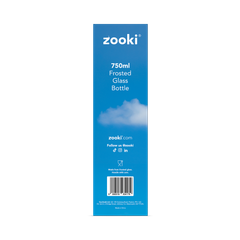 Image 3 for Frosted Glass Bottle 750ml 1 Each