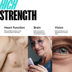 Image 3 for High Strength Omega 3 Fish Oil Capsules - 1000mg Omega-3 with EPA and DHA - Supports Normal Heart and Brain Function - Premium Oil Softgels Gym Supplements