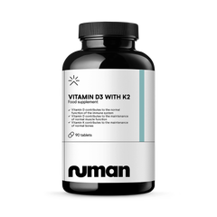Image 1 for Vitamin D3 and K2 Supplement – D3 4000iu and K2 Vitamin, High Strength, 3 Months of Supply, UK Made, Vegetarian