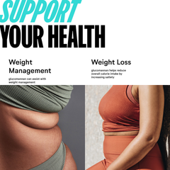 Image 3 for Glucomannan for Weight Loss Support – Feel Full & Reduce Appetite, Glucomannan Capsules 1000mg per Serving | Natural Fibre from Konjac Root, Vegan-Friendly | 180 Capsules | Made in The UK
