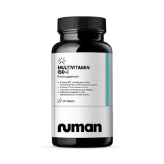 Image 1 for Multivitamin Tablets for Over 50s | 22 Vitamins & Minerals incl. Vitamin C, D3, K2, Magnesium & Zinc | Daily Nutritional Support for Energy, Immunity, Bones & Cognitive Function | 60 Tablets