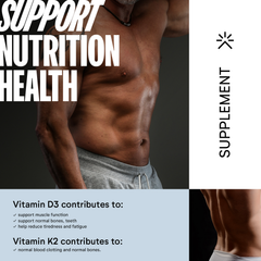 Image 2 for Multivitamin Tablets for Over 50s | 22 Vitamins & Minerals incl. Vitamin C, D3, K2, Magnesium & Zinc | Daily Nutritional Support for Energy, Immunity, Bones & Cognitive Function | 60 Tablets