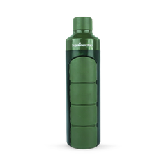 Image 1 for YOS Bottle | Pill Box & Water Bottle in One! | Green