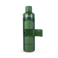 Image 2 for YOS Bottle | Pill Box & Water Bottle in One! | Green
