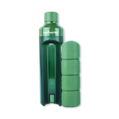 Image 3 for YOS Bottle | Pill Box & Water Bottle in One! | Green