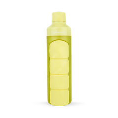Image 1 for YOS Bottle | Pill Box & Water Bottle in One! | Yellow