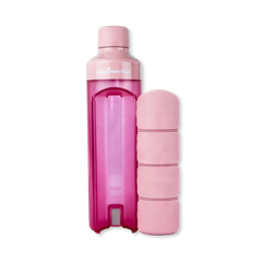 Image 2 for YOS Bottle | Pill Box & Water Bottle in One! | Pink