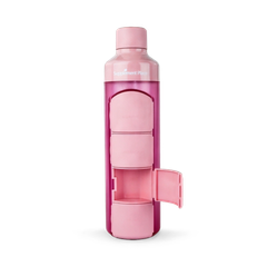 Image 3 for YOS Bottle | Pill Box & Water Bottle in One! | Pink