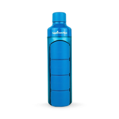 Image 1 for YOS Bottle | Pill Box & Water Bottle in One! | Blue