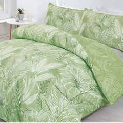 Image 2 for Madeira Sage Reversible Duvet Cover Set