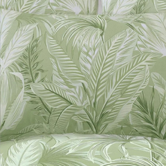 Image 3 for Madeira Sage Reversible Duvet Cover Set