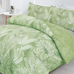 Image 2 for Madeira Sage Reversible Duvet Cover Set