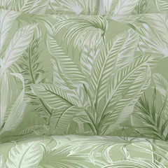 Image 3 for Madeira Sage Reversible Duvet Cover Set