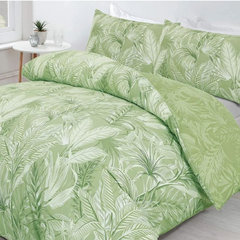 Image 2 for Madeira Sage Reversible Duvet Cover Set