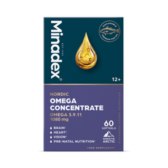 Image 1 for Nordic Omega Concentrate 60 Softgels, Omega 3-9-11 1080mg