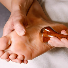 Image 4 for Artisan Handcrafted Dual-Sided Kansa Wand, Ayurvedic Copper Facial & Body Massage Tool