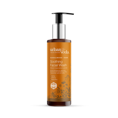 Image 1 for Soothing Sandalwood Face Wash, Ayurvedic Daily Facial Cleanser for Delicate, Normal to Dry Skin 150ml