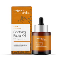 Image 1 for Soothing Sandalwood Facial Oil, Ayurvedic Calming Skin Treatment for Delicate, Normal to Dry Skin 30ml