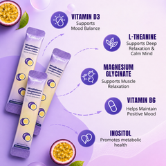 Image 5 for Careleaf Magnesium Complex Powder Passionfruit Flavor 15 Satches