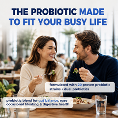 Image 5 for Careleaf Daily Probiotics with Prebiotics Capsules 12Billion CFU 20 Strains 30 Capsules