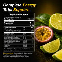 Image 2 for Careleaf Hydration Energy Electrolyte Tablets Lime Flavor 10 Tablets