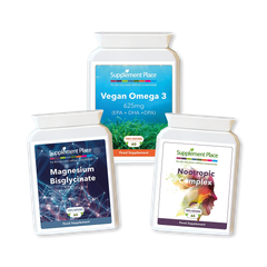 Image 1 for Brain Bundle | Nootropic Complex, Magnesium, Omega 3 | A Months' Supply