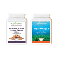 Image 1 for Joints Bundle | Curcumin & Black Pepper + Vegan Omega 3 | A Month's Supply