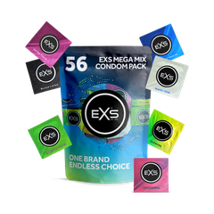 Image 1 for Mega Mix Vegan Latex Condoms 56 Variety Pack