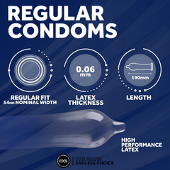 Image 4 for Mega Mix Vegan Latex Condoms 56 Variety Pack