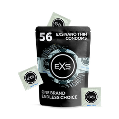 Image 1 for Nano Thin Condoms Lightweight Vegan Latex 56 Pack
