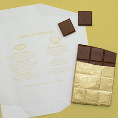 Image 3 for Dark & Salted Caramel Organic Vegan Chocolate Bars 10x70g